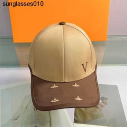 Classic Letter V Baseball Cap Designer Peaked Caps For Men Women Youth Luxury Embroidered Bucket Hat Simple Hat