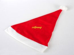 Christmas Decorations 200pcs/lot Fast Santa Claus Holidays Hats Adult & Child Unisex Xmas Red Cap