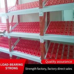 Multi-storey warehouse shelves Medium and light Courier shelves storage racks household iron