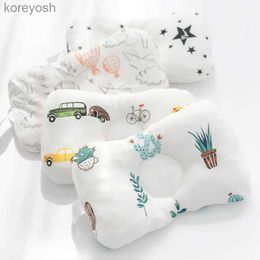 Pillows Cartoon Baby Pillows Cotton Newborn Shaping Pillow Strollers Car Baby Head Protector Infant Cushions Breastfeeding Pillow 0-12ML231107