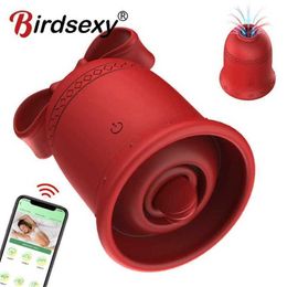 Bluetooth APP Vibrator Female Wireless Remote Control Tongue Licking Vibrators Clitoris Stimulator Sex Toys for Women Couples 221215