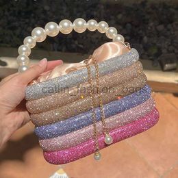 Shoulder Bags Crystal Metal Bags Women Boutique Pearl Color Blocking Purse And andbagscatlin_fashion_bags