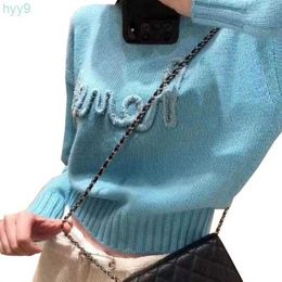 Sweaters Designer High-end Sweater Comfortable Warm Embroidered Round Neck C-c Color Mix Match S-xl