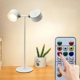 Wall Lamp Rechargeable Magnetic Suction Portable Eye Protection Desk LED Reading Bedside RGB Atmosphere