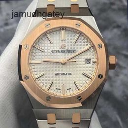 Ap Swiss Luxury Wrist Watches Royal AP Oak Series 15450sr Rose Gold/fine Steel Automatic Mechanical Date Display Neutral Watch Model USZP