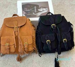 Top quality designer bag women backpack fashion school bag letter tassel designer backpack