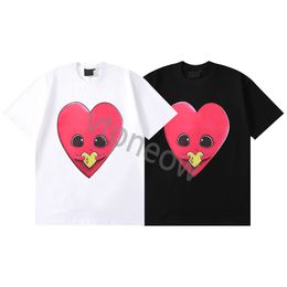 Mens Designer T Shirt Womens Korea Fashion draw Tees Luxury Brand Short Sleeves house Summer Lovers Top Crew Neck Clothes Clothing S-2XL