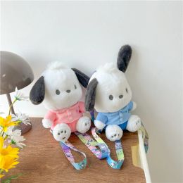 Wholesale cute puppy backpack plush toy kids gift claw machine prizes