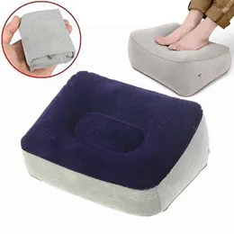Pillow Undertable Footrest Foldable Foot Aeroplane Pvc Flocked Inflatable For Household Relaxation Articles