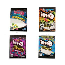 Sour terp Crawlers mylar Bags 600mg packaging 35g resealable bag 500mg shark hashtag honey plastic Zipper baggies Iefij