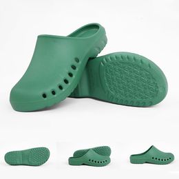 Slippers Hospital Slipper Women Doctor EVA Non slip Nurse Clogs Shoes SPA Nursing Beauty Salon 230407