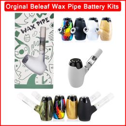 Beleaf Wax Pipe 3 In 1 Kit Preheat VV Variable Voltage 1000mAh Battery Vaporizer 510 Thread Cartridge Wax Concentrates Atomizer E-cigarette Kits