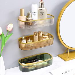 Bath Accessory Set Modern Toilet Bathroom Acrylic Shelf Wall-mounted Washroom Washstand For Wall Supplies Accessories