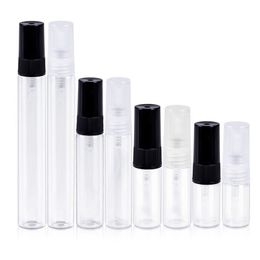 2 ml 3 ml 5 ml 10 ml Mini Empty Transparent Glass Perfume Sample Spray Bottle Atomizer