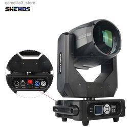 Moving Head Lights SHEHDS Beam 275W Moving Head Light Bulb Double Prism DMX512 For Night Club Wedding Theater Disco Professional Stage Q231107