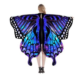 Stage Wear Butterfly Cloak Trade Butterfly Shawl Halloween Gradient Colour Dance Decorated Wings Costume Cloak Party Favour Gift Props