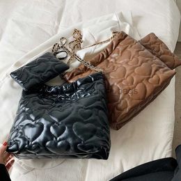 Shoulder Bags Women's Quilted Tote Bag Large Capacity Bag Purses Designer andbags PU Underarm Bagscatlin_fashion_bags