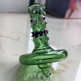 Smoke Glass Carb Cap Green Melon OD 40MM for Nail Quartz Thermal Banger Oil Rigs Glass Bong Water Pipes