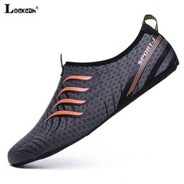 Water Shoes Men Women Surfing Flat Aqua Shoe Upstream Beach Swim Quick Dry Wading Shoe Comfortable Lightweight Barefoot Water Sports Shoe 230407