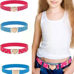 Belts 60cm Children's Belt Kids Cute Simple Heart Buckle For Girls Waistband Love Waist P6j5