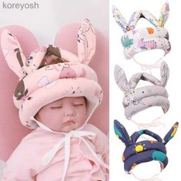 Pillows Cute Ear Baby Toddler Cap Safety Helmet Head Safety Soft Comfortable Head Security Protection Adjustable Learn To Walk Crash HatL231107