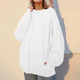 Women's Hoodies Solid Color Women Y2k Sweatshirts Minimalism Baggy Sweater Oversize Harajuku Hooded Pullovers Autumn White Coats