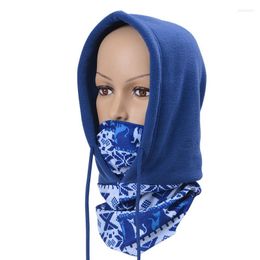 Cycling Caps Outdoor Camping With Turban Grab Velvet Cap Men And Women Riding Mask Warm Cold CS Head Cover Bib