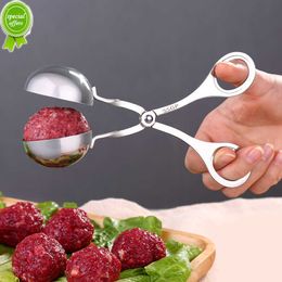 New Kitchen Tool Stainless Steel Meatball Clipping Ball Machine Meatball Clip Shrimp Slippery Rice Ball Mould Ball Spoon Fish Ball