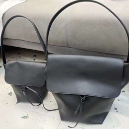 The Row End Pure Original Camdem High Genuine Leather Bucket Bag Casual Versatile Commuter One Shoulder Handbag Women