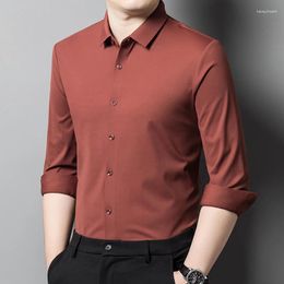 Men's Casual Shirts London Style Men Classical Multiple Colours Available Tops Office Wear Business Shirt Four Seasons Basic Outfits