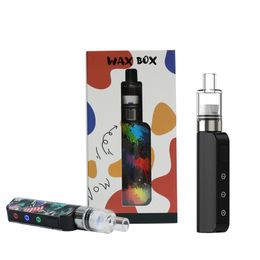 원래의 벨러 포르테이 왁스 박스 기화기 스타터 키트 650mah 농축 vape 박스 모드 키트 VV 가변 전압 세라믹 챔버가있는 30V-3.7V-4.2V