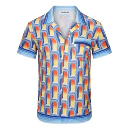 Mens Designer Shirts Brand Clothing Men Shorts Sleeve Dress Shirt Hip Hop Style High Quality Cotton Tops 104173