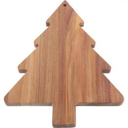 Plates Vegetables Board Kitchen Christmas Charcuterie Boards Cutting Tree Chopping Decorate Pizza Wooden Storage Dessert Plate Trees
