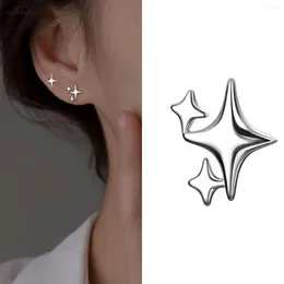 Stud Earrings Fashion Simple Mini Star For Women Girls Exquisite Cute Everyday Banquet Asymmetry Jewelry Gifts