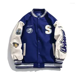 Men's Jackets 2023 European And American Retro Embroidered Jacket Coat Street Fashion Baseball Uniform Couple Loose Top