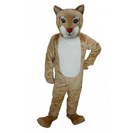 Halloween BABY BOBCAT CUB Mascot Costumes Cartoon Character Adult Women Men Dress Carnival Unisex Adults