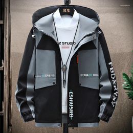 Men's Jackets Spring Men's Youth Korea Fashion Casual Coat Plus Size M-4XL Male 2023 Autumn Thin Top Clothing Windbreaker Drop