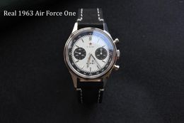 Wristwatches Retro Military Watch Manual Mechanical ST1901 Sapphire Mirror 40mm Diameter 1963 Watches Aviation Personality Men