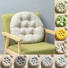 Pillow Chiar Seat Back Office Bar Printed Round Sofa Buttocks Chair Home Decor