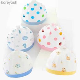 Pillows 0-6 Months Baby Cap Newborn Baby Cotton Cap Infant Single Layer Head Protection CapL231107