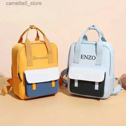 Backpacks Personalized Name Cute Toddler Backpack Schoolbag for Boys Girls Kindergarten Bag Preschool Nursery Travel Bag with Chest Clip Q231108