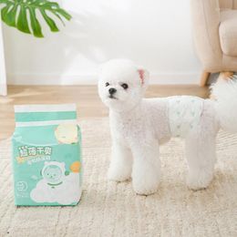 Dog Apparel Pet Female Diaper Disposable Leakproof Nappies Super Absorption Wraps Sanitary Pants Healthy Physiological Dogs Products