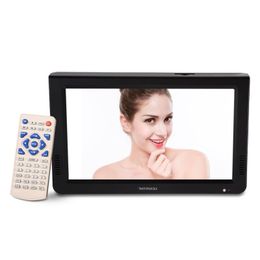 Freeshipping 10 Inch Portable Digital HD TV with Analogue Television Receiver Antenna DVB-T2 TV support TF Card And USB Audio Video Aokbp