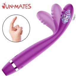 Fast Orgasm G Spot Finger Massager Women Masturbate Dildos Vagina Stimulator AV Rod Magic Vibrators Sex Toys for Adult Female 18 231010