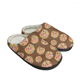 Slippers Cookie Fashion Latest Cotton Custom Mens Womens Sandals Plush Casual Keep Warm Shoes Thermal Comfortable Slipper