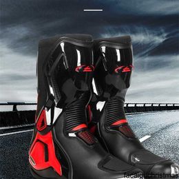 Motorcycle Footwear Authentic Riding Shoes BENKIA Motorcycle Racing and Riding Boots Competitive Sports Car Off Road Motorcycle Boots Four Seasons Universal HBI3