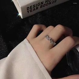 Cluster Rings 1Pc Butterfly Shape Alloy Ring Female Korean Version Of The Personality Simple Mori Opening Adjustable Finger