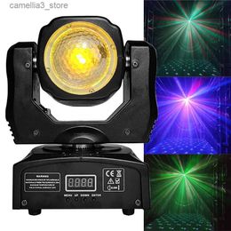 Moving Head Lights Mini RGB Led 4in1 50W Kaleidoscope Moving Head Magic Ball Light DMX512 Beam Light DJ Disco Bar Party Stage Lighting Q231107