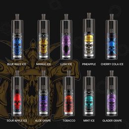 disposable vape KK skeleton 10000 puffs e cigarette vape disposable puff 17ml pod mesh coil adjustable airflow 12 Flavour rechargeable Vapour pen original puff 10k