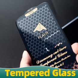 3D Diamond Tempered Glass Screen Protector For iPhone 14PRO MAX 13 12 11 XR XS